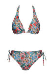Kalın Askılı Üçgen Bikini Takım 
