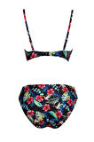 Kaplı Telli Balenli Bikini Takım 