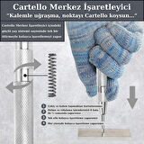 Cartello Merkez İşaretleyici - Çekiçsiz, Kalemsiz Delik Yeri Belirleyici