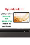 Galaxy Tab S8 SM-X700 ile Uyumlu Kırılmaz Tablet Temperli Cam Ekran Koruyucu