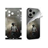 Apple Iphone 17 Pro Max Uyumlu Full Kaplama Sticker Çizilme Önleme Kılıfsız Kullanım İçin PUBG 1