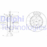 FREN DISKI ON BMW E46 1999-2004 34116864058