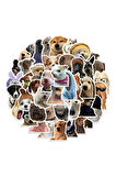 Sevimli Köpek Çıkartmaları Laptop Notebook Tablet Sticker Seti