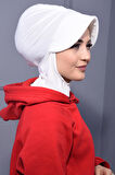 Spor Şapka Scarf Ekru - Ekru