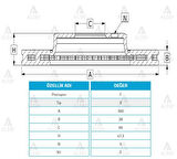 FREN DİSKİ TUCSON 2007-2010 / SANTAFE 2006-2011 / I-1930 CEED 2012 / 9-1935SPORTAGE 2011-2015 / ÖN HAVALI 300-5 51712 2L500 (2 ADET)