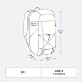 Outdoor Sırt Çantası - 10 L - Yeşil - NH Arpenaz 50