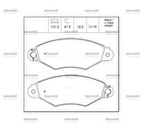 FREN BALATA KANGOO 1998-2008 / XSARA 1997-2005 ÖN 7701208142