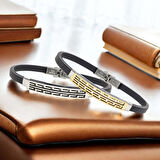  FM Desenli Çelik Bileklik 3183SCB018 