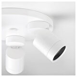 Spot lamba, beyaz, 25 cm, 3 spotlu