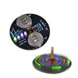 DC 6V LED Dönen Gyro Yanıp Sönen Işıklar Hobi Devresi DIY Lehimleme Kiti - Demonte(Montesiz)
