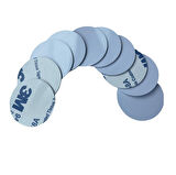 125kHz 25mm Çapında Madeni Para RFID Sticker Yapışkanlı Etiket EM4100 Salt Okunur - 10 Adet