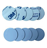 125kHz 25mm Çapında Madeni Para RFID Sticker Yapışkanlı Etiket EM4100 Salt Okunur - 10 Adet