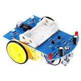 Çizgi İzleyen Çizgi Takip Eden Robot - Monteli Montajlı
