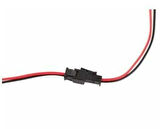 JST SM 2 Pin Kablolu Konnektör Seti  - 22AWG 20cm