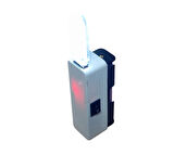 Mini Powerbank Tek Hücreli 18650 Li-Ion 3.7V Pil Type-C ile Şarj ve Mini USB Led Lamba
