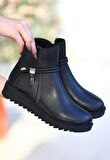 STİLLOVE Kadın Siyah Cilt  Bot