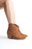 Jilla Taba Süet Tak Çıkar Topuklu Bot Ve Çizme