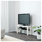 Tv sehpası, beyaz, 90x26x45 cm