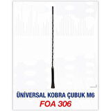 TAVAN ANTEN ÇUBUĞU KOBRA M6 ÜNİVERSAL VW-TOYOTA-RENO-FIAT-OPEL