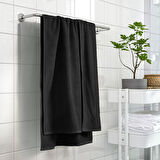 Banyo havlusu, siyah, 70x140 cm