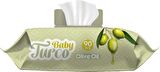 Baby Turco Zeytinyağlı Alkolsüz 12 x 90 Yaprak 12 Paket Islak Mendil