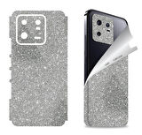 Xiaomi Mi 13 Pro için uyumlu 360 full arka ve yan kaplama koruma sticker SİMLİ GRİ