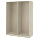 Gardırop iskeleti, gri-bej, 150x58x201 cm