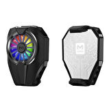 DL06 ultra güçlü telefon soğutucu fan Seramik turbo soğutma RGB renk ANINDA SOĞUTMA!