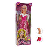 Prenses Bebek 30 cm - 66774 - 7 - Pembe