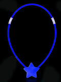 Glow Stick Yıldız Kolye - Glow Kolye - Glow Stick Partisi Yıldız Kolye 6 Adet (4767) - Lisinya