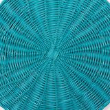 Rattan Hasır Supla, Yeşil Yılbaşı Amerikan Servis, Dekoratif Sofra Sunum 35cm (1 ADET)