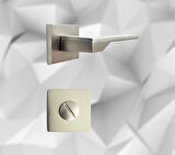 Stilo Inox 5 ADET ODA 2 ADET WC Kare Rozetli Kapı Kolu SET