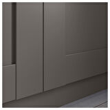 Gardırop kapağı, koyu gri, 50x229 cm