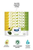 Deep Fresh Avokadolu Alkolsüz 6 x 120 Yaprak 6 Paket Islak Mendil