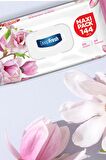 Deep Fresh Maxi Pack Manolya Alkolsüz 5 x 144 Yaprak 5 Paket Islak Mendil