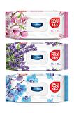 Deep Fresh Maxi Pack Karma Alkolsüz 3 x 144 Yaprak 3 Paket Islak Mendil