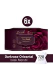 Deep Fresh Oriental Darkrose Alkolsüz 6 x 120 Yaprak 6 Paket Islak Mendil