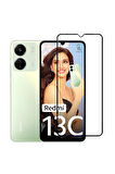 Xiaomi Redmi 13C ile Uyumlu Telefon Kılıfı ve 5d Tam Kaplayan Cam Ekran Koruyucu
