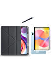 Huawei MatePad SE 11 Inç Uyumlu Tri Fold Kalemlikli Tablet Kılıfı Ekran Koruyucu Kalem Seti