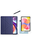 Huawei MatePad SE 11 Inç Uyumlu Tri Fold Kalemlikli Tablet Kılıfı Ekran Koruyucu Kalem Seti