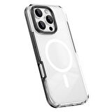 Apple iPhone 16 Pro Max ile Uyumlu N52SH Mıknatıslı Güçlü MagSafe Şarj Özellikli Telefon Kılıfı Kapak