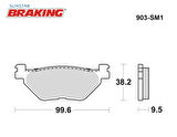 YARI METALİK ARKA FREN BALATASI / YAMAHA / XVS MIDNIGHT STAR / 1300cc / ARKA  / 2007-2008-2009-2010-2011-2012-2013-2014-2015