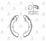 FREN BALATA CARISMA 1996-2000 PABUÇ ARKA MR249576
