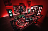 Rygen Gaming Mouse Pad 90x40 Scarlet Mousepad Xxl Oyuncu Mouse Pad Büyük Mousepad