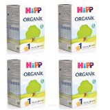 Hipp 1 Organik Bebek Sütü 600 gr 4 Adet