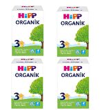 Hipp 3 Organik Bebek Sütü 600 gr 4 Adet
