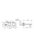 Vitra Memoria A4285157 Ankastre Lavabo Bataryası Beyaz