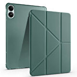 Xiaomi Redmi Pad Pro 12.1 inç Uyumlu Kılıf 3 Farklı Stand Kalemlikli Tri Folding Tablet Kılıfı