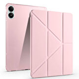 Xiaomi Poco Pad 12.1 inç Uyumlu Kılıf 3 Farklı Stand Kalemlikli Tri Folding Tablet Kılıfı