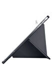 Xiaomi Poco Pad 12.1 inç Uyumlu Tri Fold Kalemlikli Tablet Kılıfı Ekran Koruyucu Kalem Seti